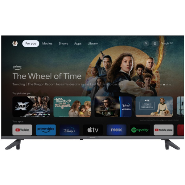 TV 40 AIWA 40GO50804FHD FHD/DLED/T2/Google TV/2 x 10W/Dolby Digital/HDMI/Wi-Fi/VESA 200x100/Black