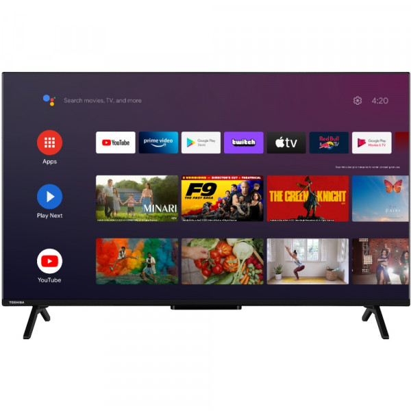TV 43 Toshiba 43QA2363DG 4K UHD/QLED/T2/Android 11/2 x8W/Dolby MS12/ HDMI/ Wi-Fi/ VESA 100 x 100 M4