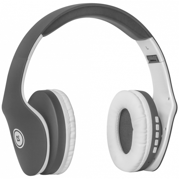 Гарнітура Defender FreeMotion B525 Bluetooth+3,5мм, White-Gray