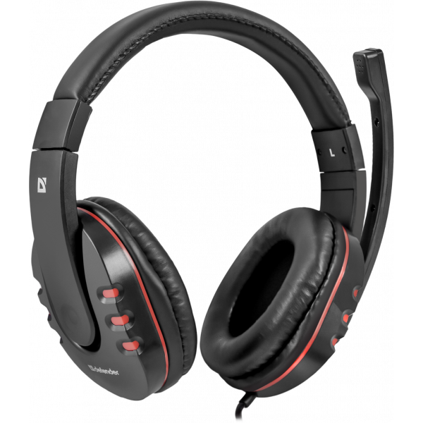 Гарнітура Defender Warhead G-160, 2х3,5мм, Black