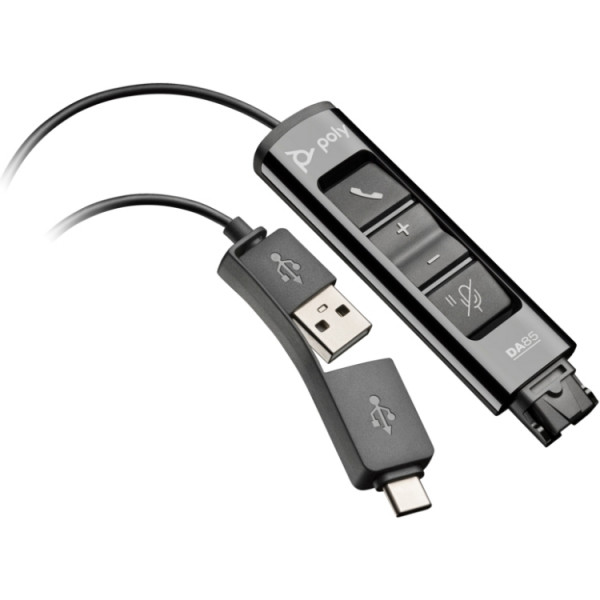 Адаптер Poly DA85 USB-A/C --> QD