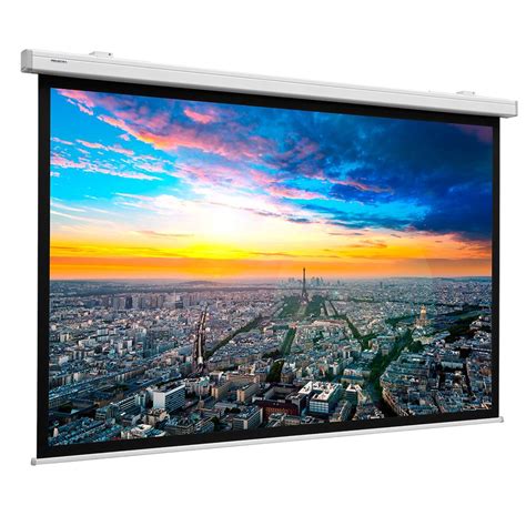 Екран Compact electrol 141x220 cm. Matte White