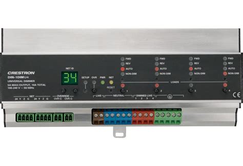 Модуль управління освітленням Crestron DIN-1DIMU4