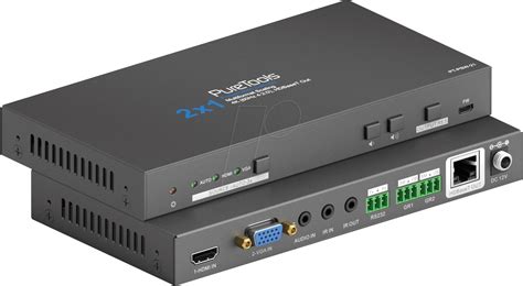 PT-PSW-21 4K Коммутатор 2в1: 1xHDMI + 1xVGA на 1xHDBaseT
