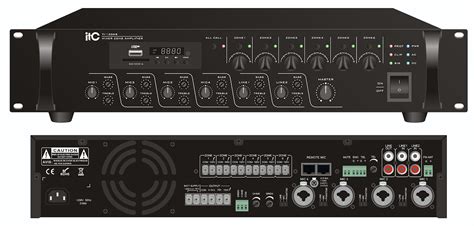 TI-2406S Мікшируючий підсилювач RMS240W, 6 зон с USB/SD/FM TUNER/Bluetooth з контролем кожної зони