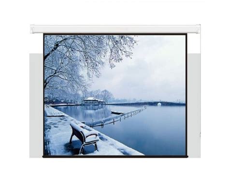 Екран Electric screen with remote control 350x219cm Matt White