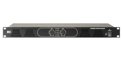 T-2120DSA Двоканальний підсилювач класу D, 2×120W, 100V/4Ω, з регулятором гучності на фронт.панелі