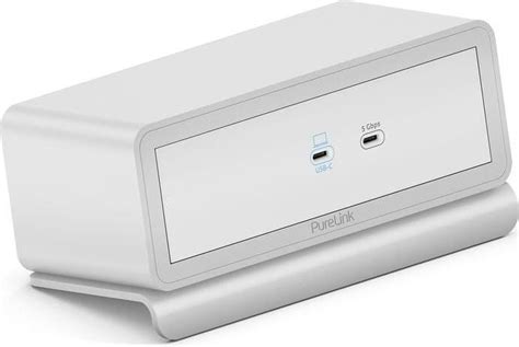 PC-P3-SC-U-S модуль живлення з USB для  FLAT / MINI, 2 розетки + 2 USB, сірий