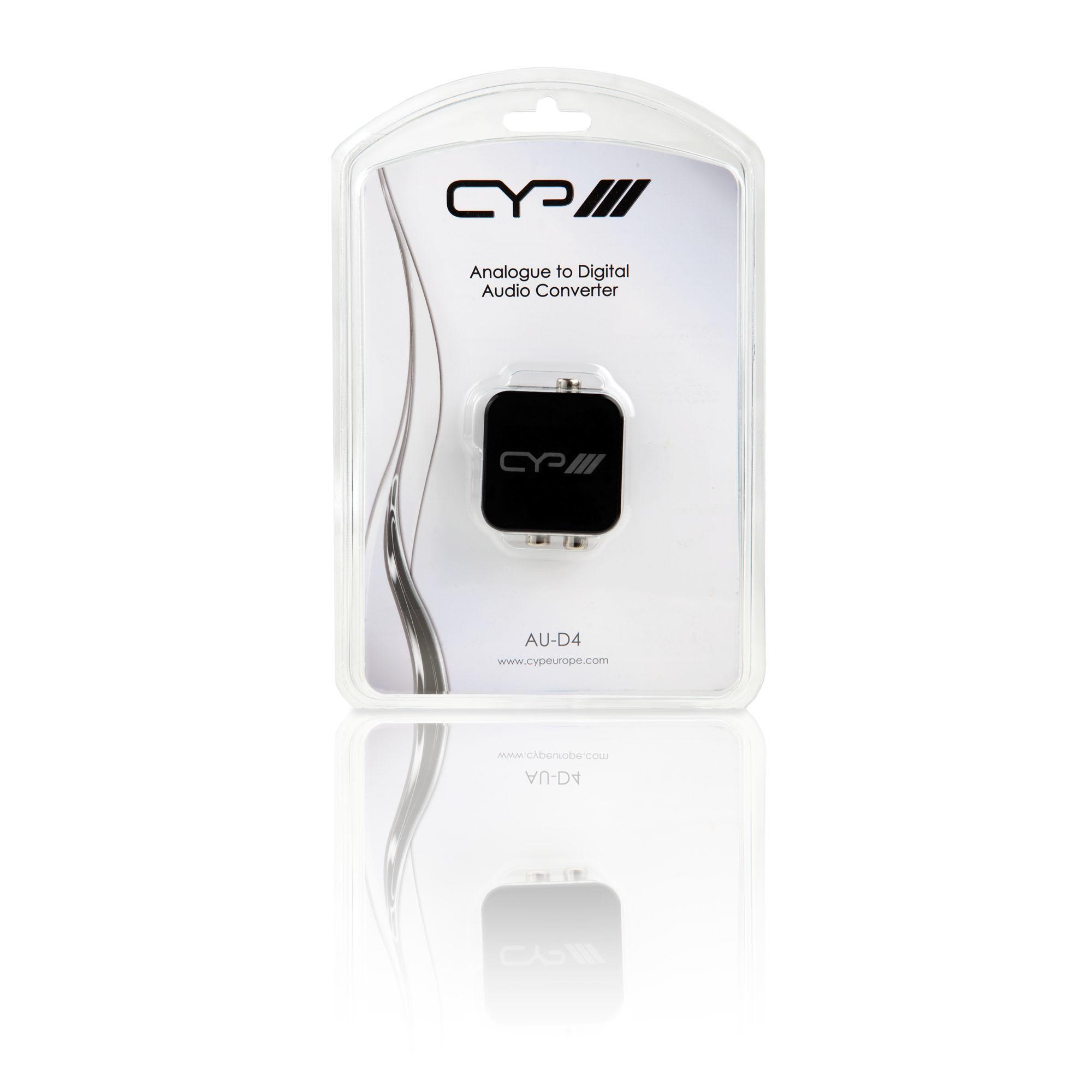 Аналогово-цифровий аудіоконвертер CYP AU-D4 (АЦП, 2xRCA у Toslink/Coaxial)