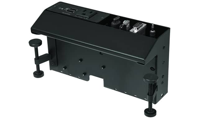 Архітектурний лючок Extron AVEdge 100 (Врізний, Чорний, Без розетки)