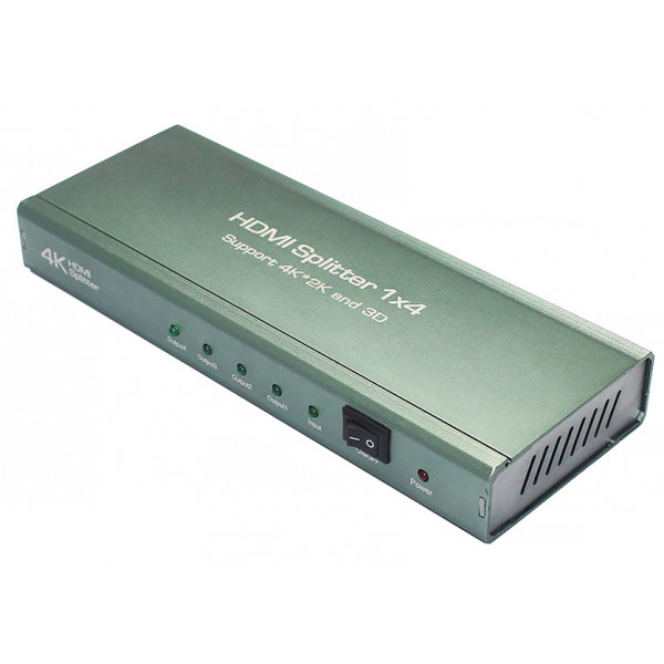 Відеорозгалужувач 4xHDMI v1.4a, 3D, 4K*2K