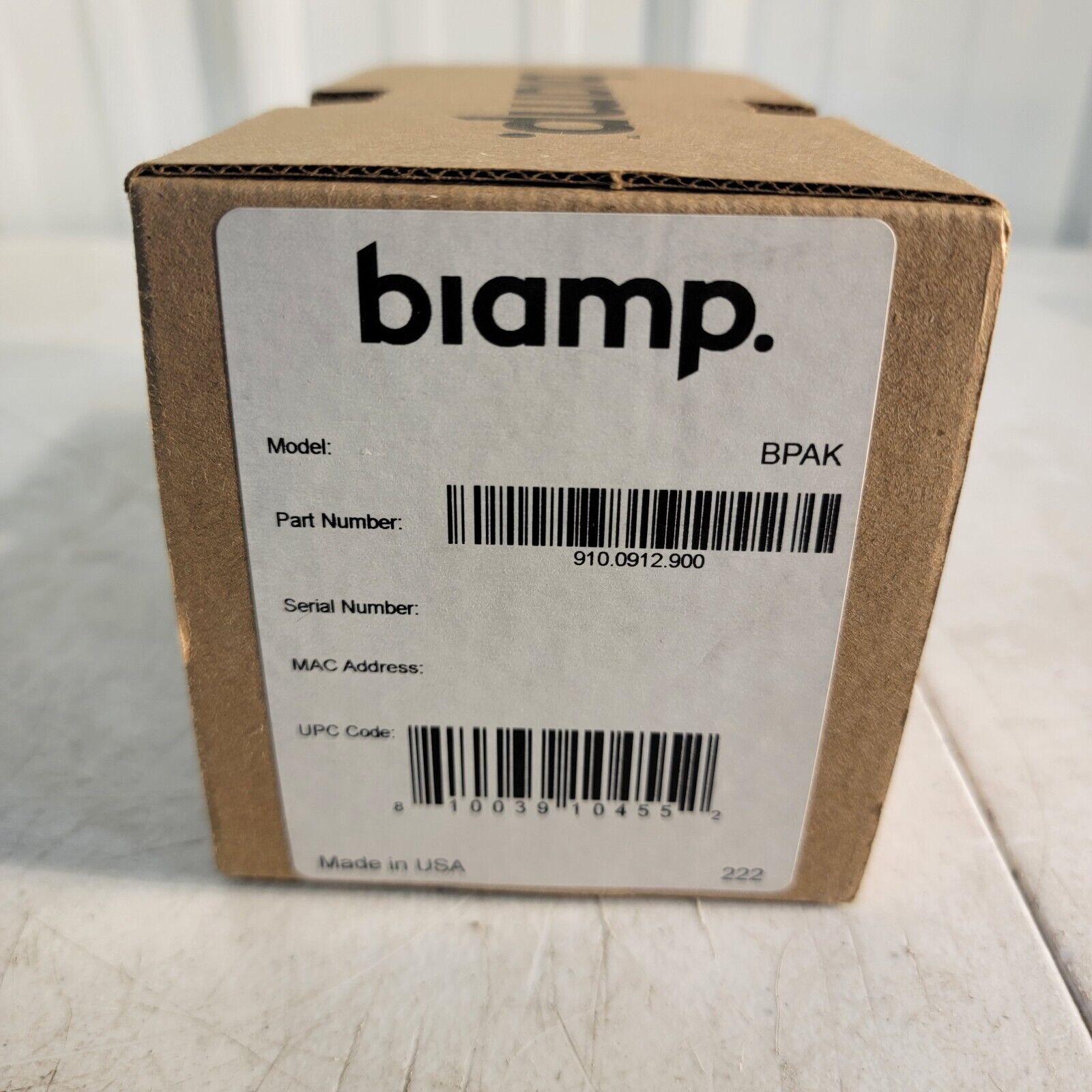 Монтажний адаптер Biamp BPAK (Backpack Adapter Kit для TesiraFORTÉ)