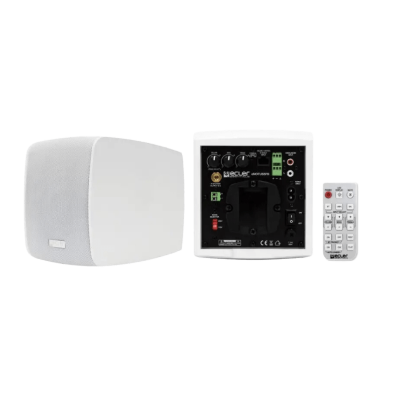 Комплект активної акустики Ecler eMOTUS5PB (Bluetooth, 2x25 Вт, Білий)