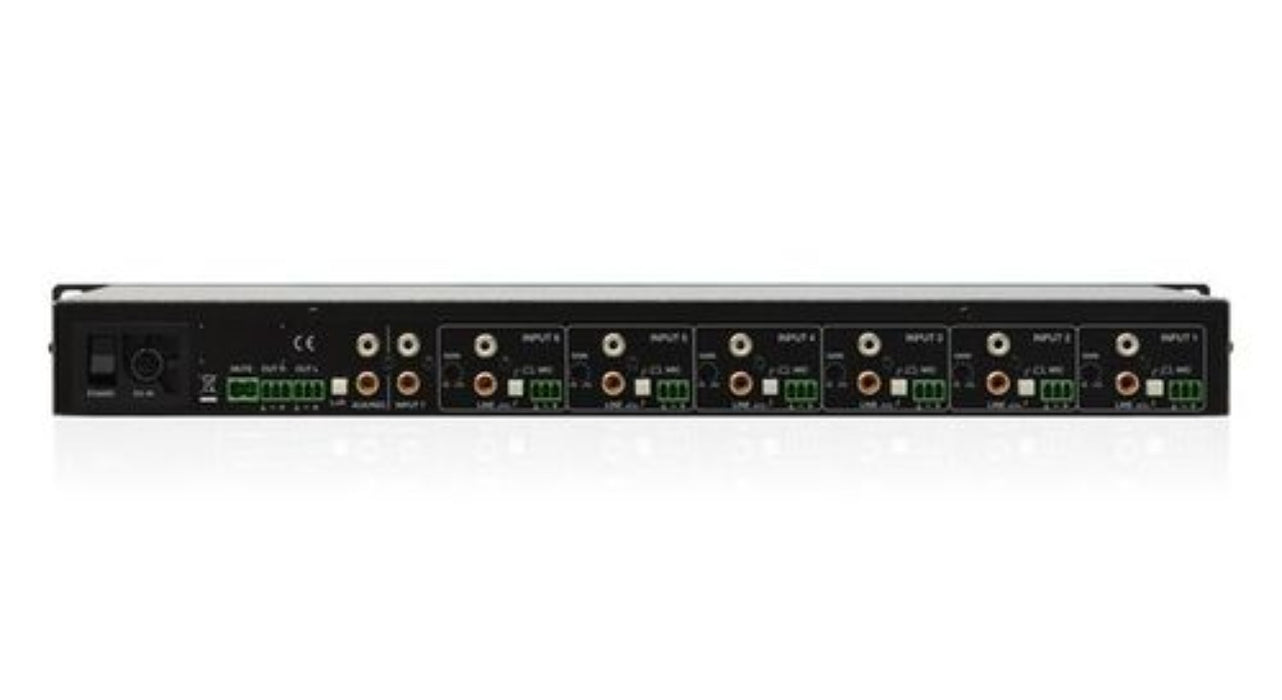 Мікшер-передпідсилювач Ecler eSAM702 (7 входів, 1 вихід, Talkover, 1U)