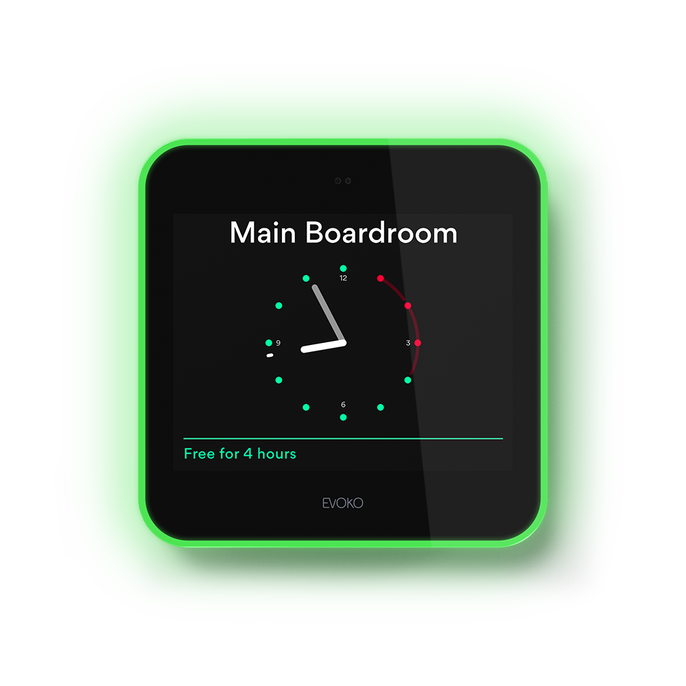 Панель бронювання Biamp/Evoko Liso Room Manager (Self-hosted, кріплення для скла/стіни)