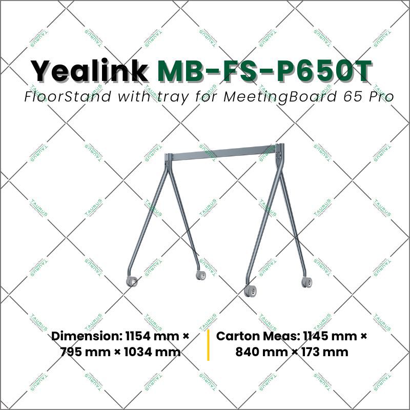 Підлогова стійка Yealink MB-FS-P650T (З полицею, для MeetingBoard 65")