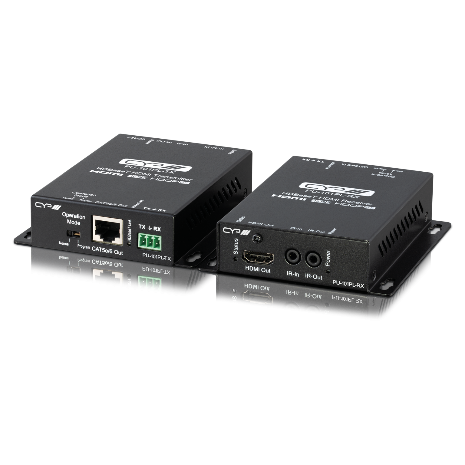 Комплект подовжувача відео CYP PU-101PL-KIT (HDBaseT LITE, HDMI по CAT5e/6, PoC, до 60м)