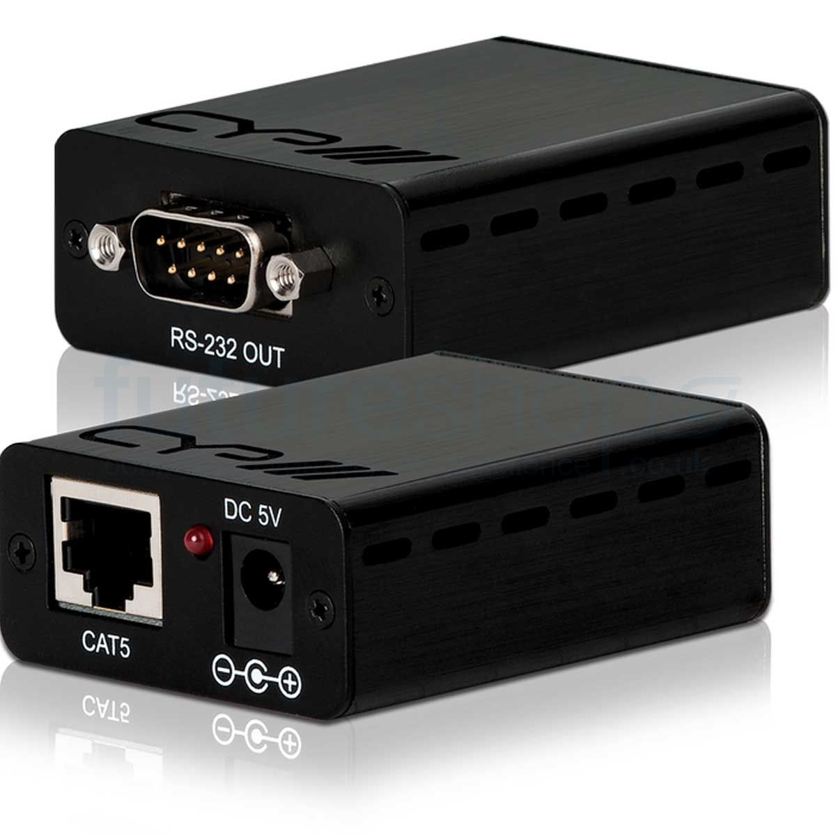 Подовжувач RS-232 CYP PU-232 (По витій парі CAT5e/6, Комплект Tx + Rx)