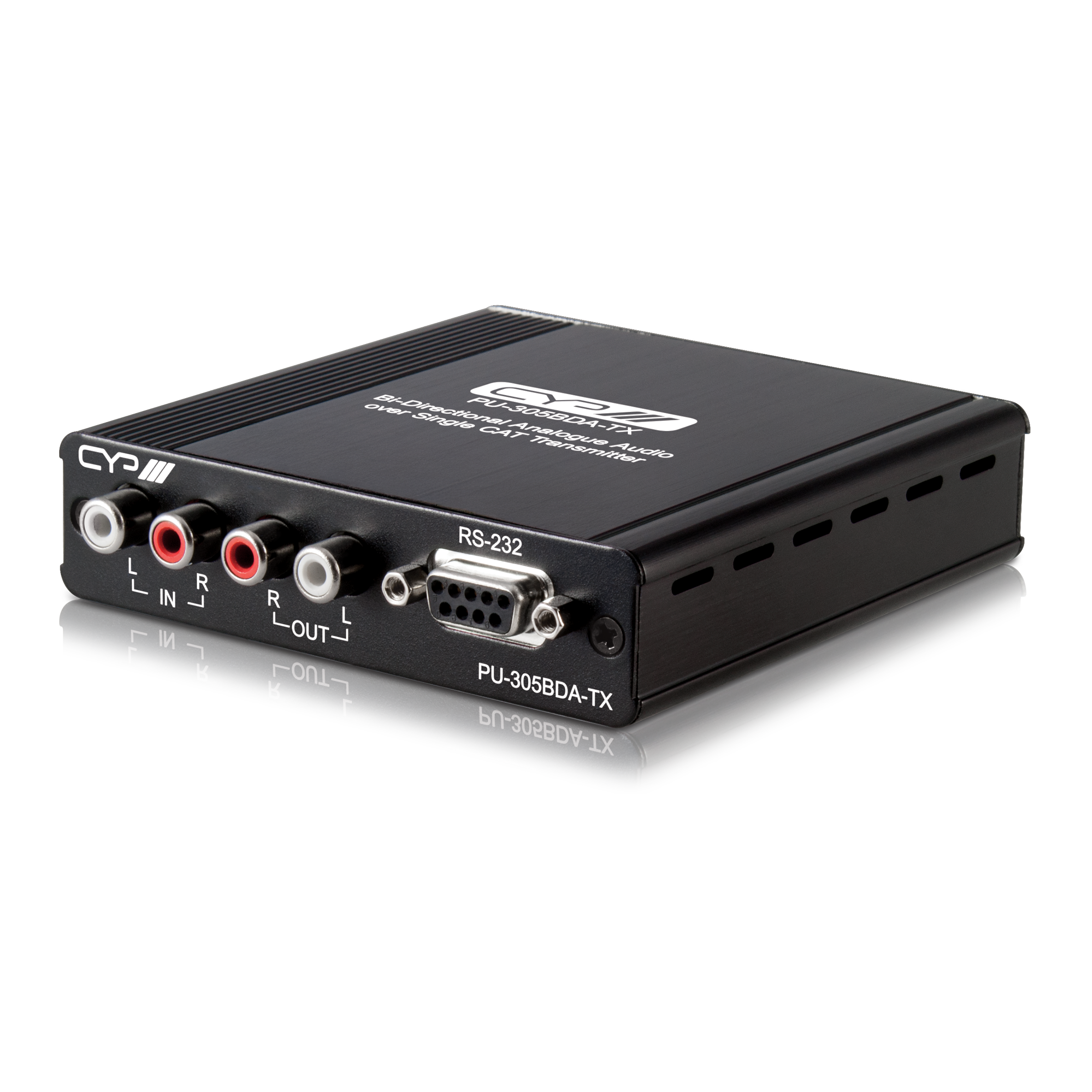 Передавач аналогового аудіо CYP PU-305BDA-TX (По витій парі CAT5e/6, Bi-Directional, до 300м)
