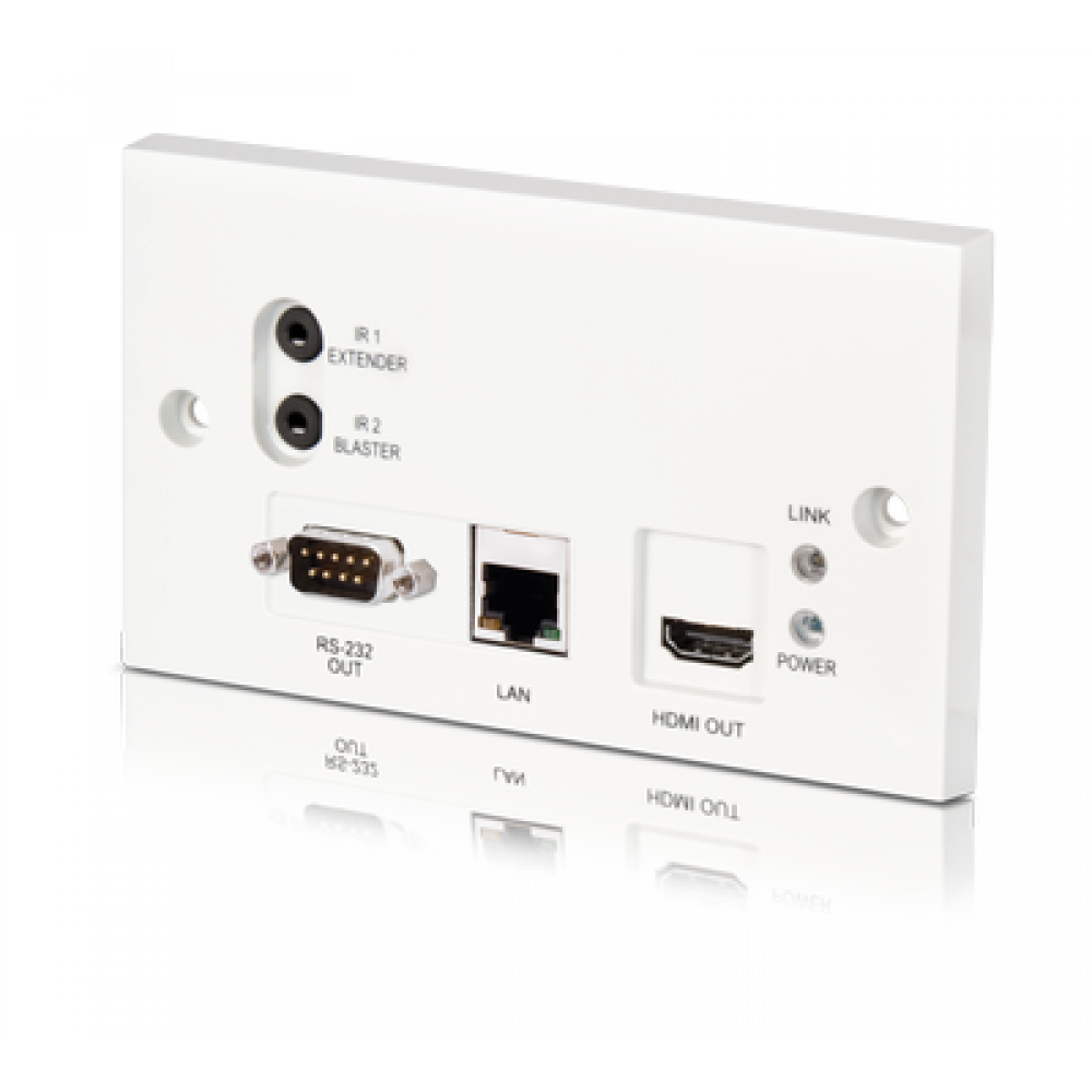 Настінний приймач CYP PU-507WPRX (Wall Plate, 5-Play HDBaseT, HDMI, LAN, до 100м)