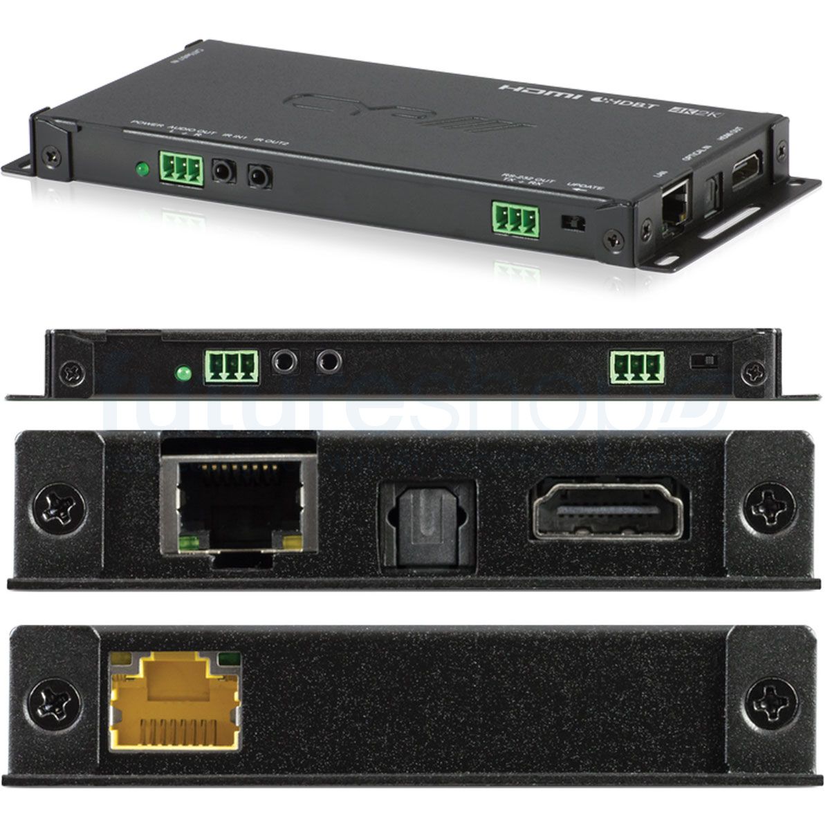 Приймач відео CYP PUV-2000RX (HDBaseT 2.0, 4K, HDCP2.2, PoH, OAR, до 100м)