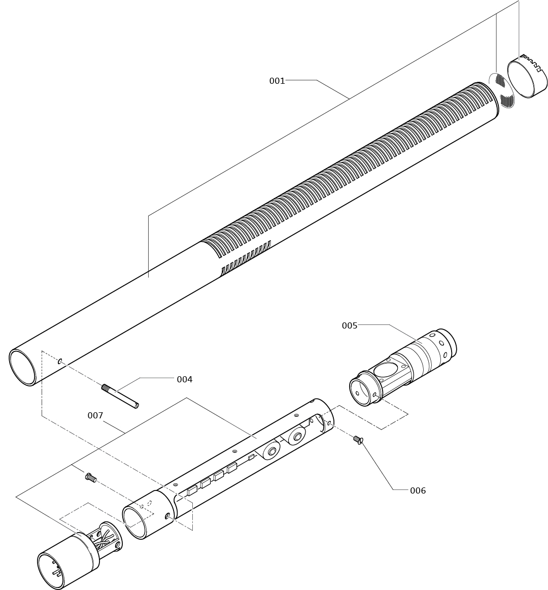 MZH 60-1 хутряний вітрозахист для мікрофона MKH 60-1, MKH 416, MKH 418-S