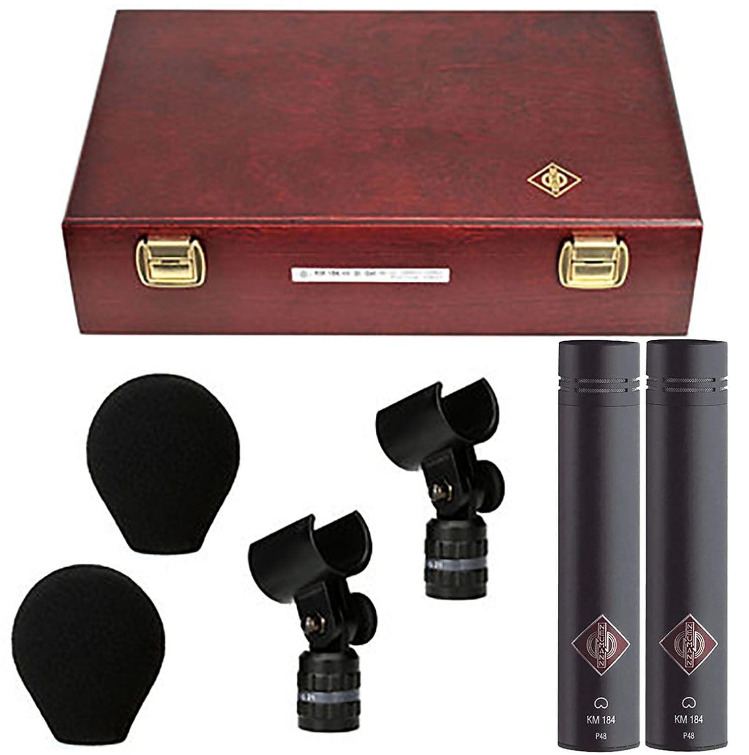 KM 184 MT Stereo set   конденсаторний кардіоїдний студійний мікрофон, чорний, стереопара