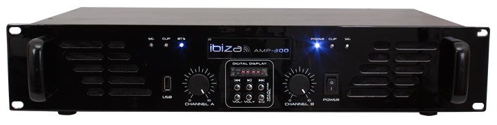 AMP300USB-BT - PA Amplifier with Line Input
