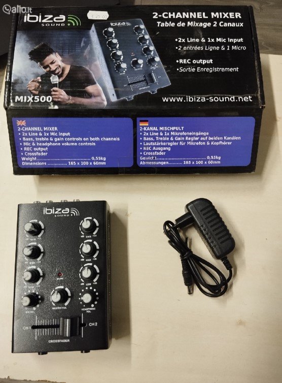 MIX500 - 2 channel mixer