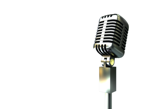 Microphone Stand (SM008-CH) - Chrome