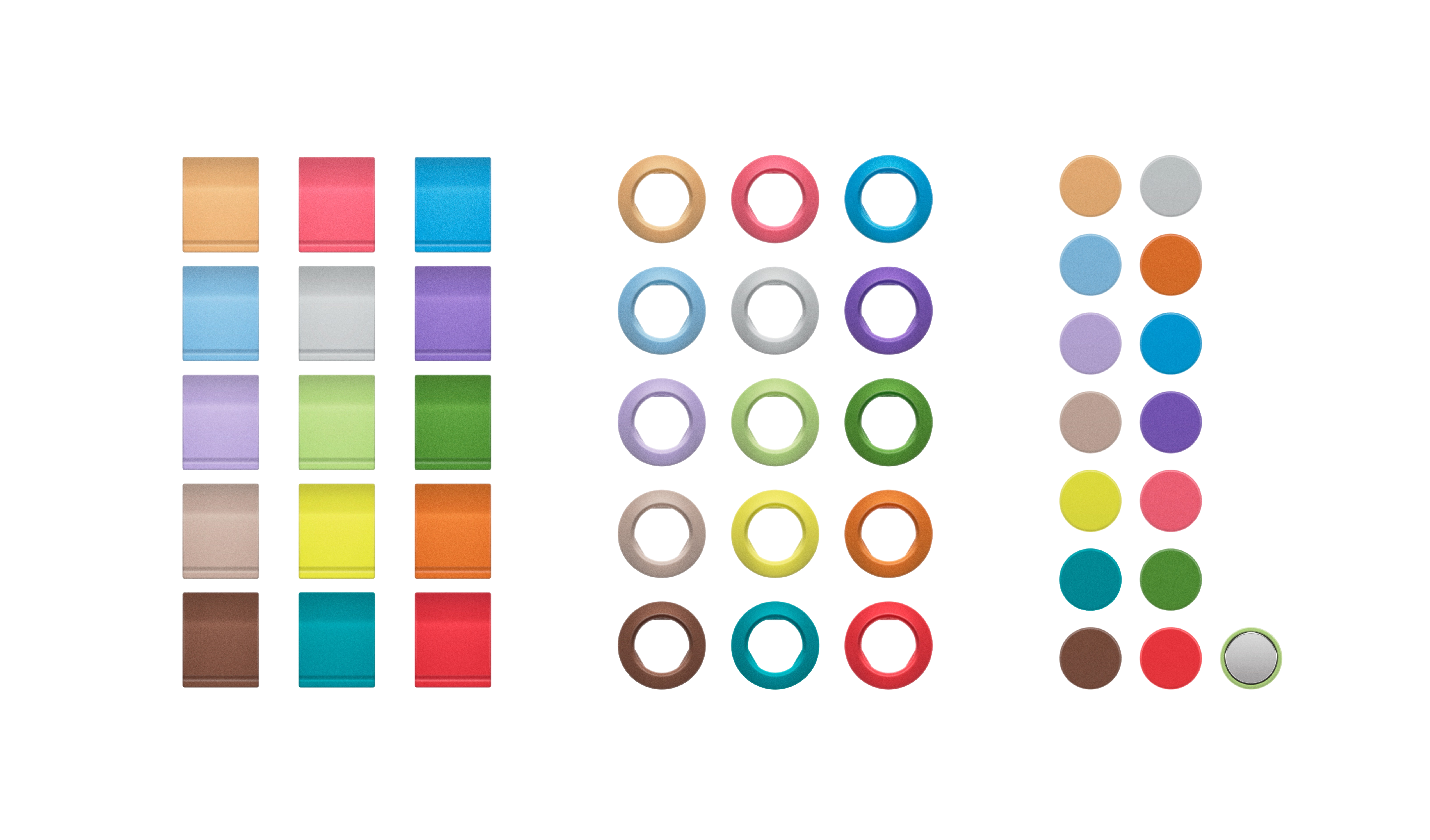 EW-D COLOR CODING SET кольорові індикатори для передавачів та приймачів EW-D