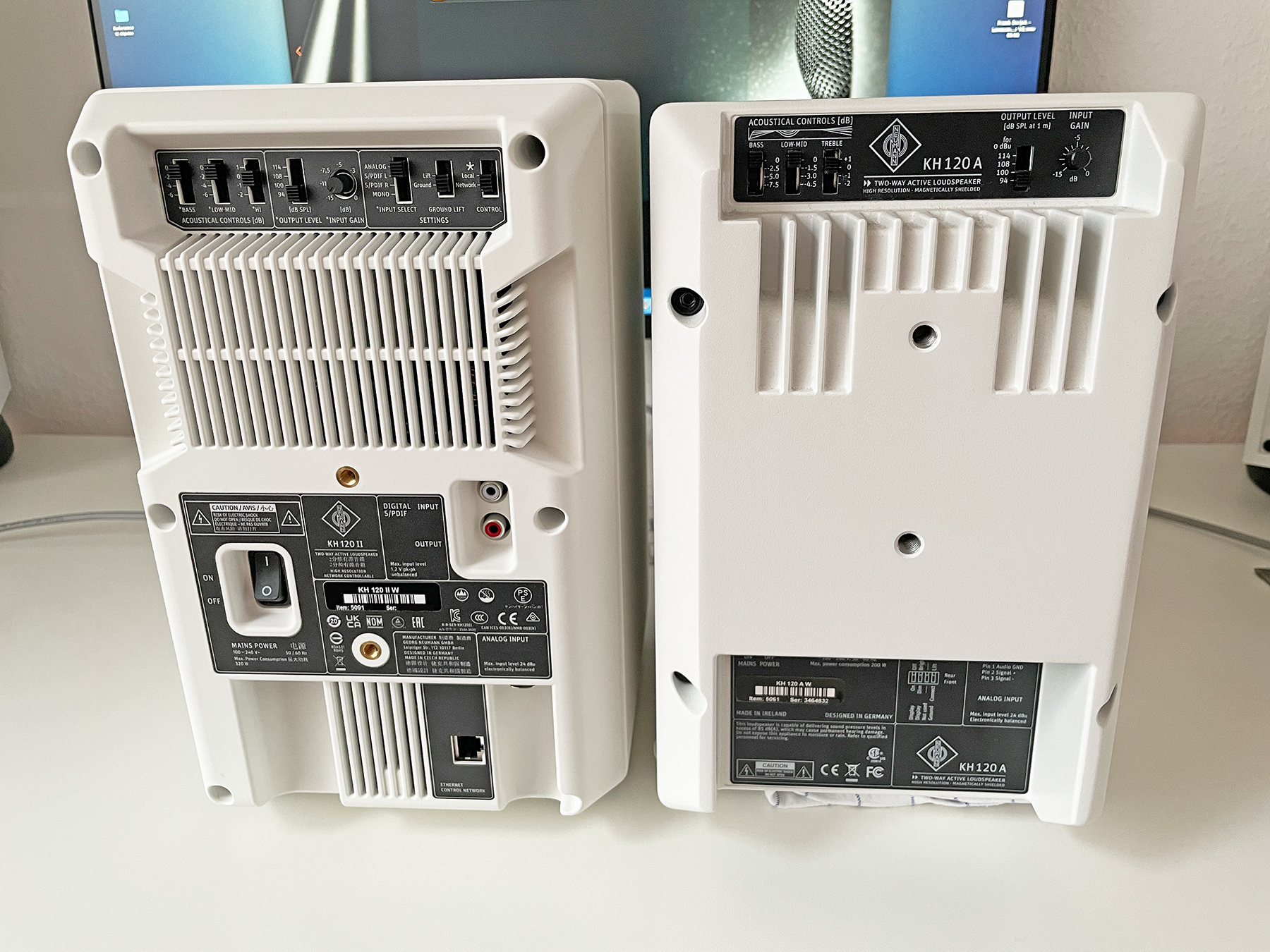 KH 120 II W   активний двосмуговий студійний монітор ближнього поля з DSP, білий (5,5+1")