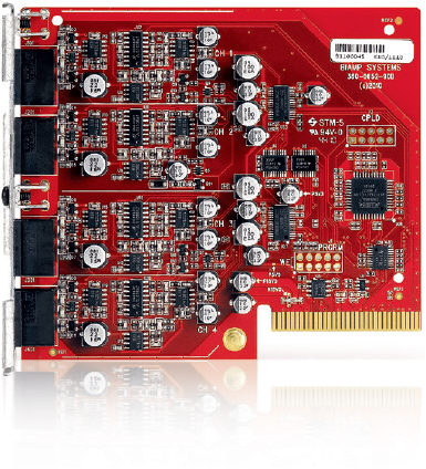 Tesira SOC-4   карта mic/line балансних виходів 4-канальна