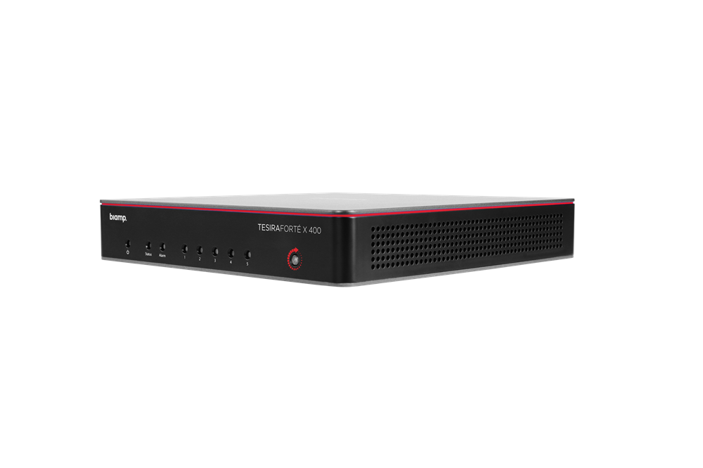 TesiraFORTÉ X 400   DSP-процесор для конференц-залів 4-канальний з функцією Biamp Launch