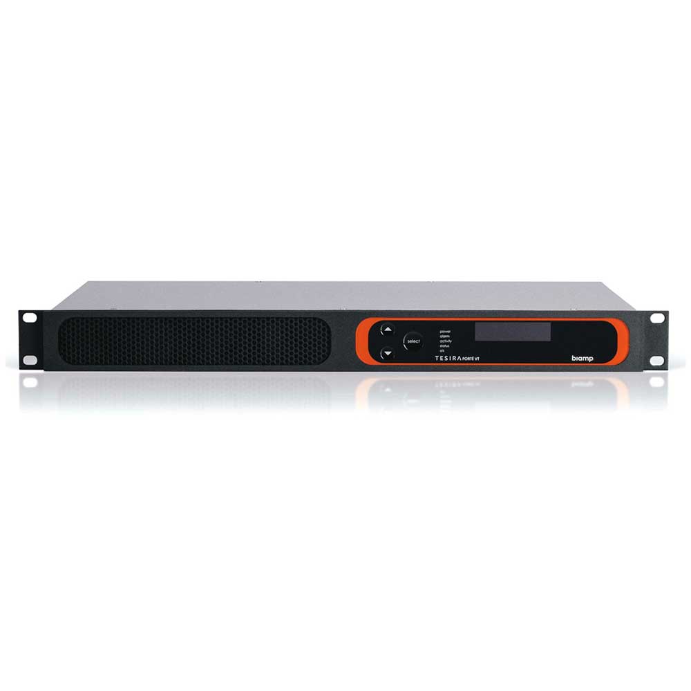 TesiraFORTÉ VT аудіосервер цифровий 12 х in 8 x out, 8 х USB-аудіо, 12xAEC, 2xVoIP, FXO