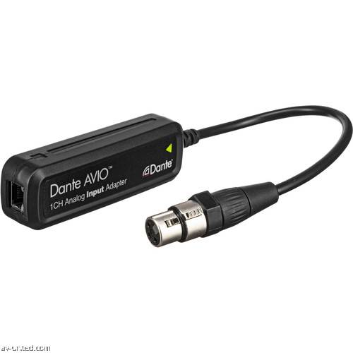 Dante AVIO адаптер <= Analog Input 2ch