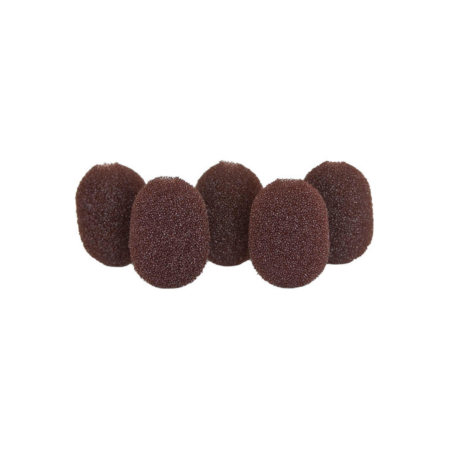 Lavalier Foams Brown (1 packs of 5)