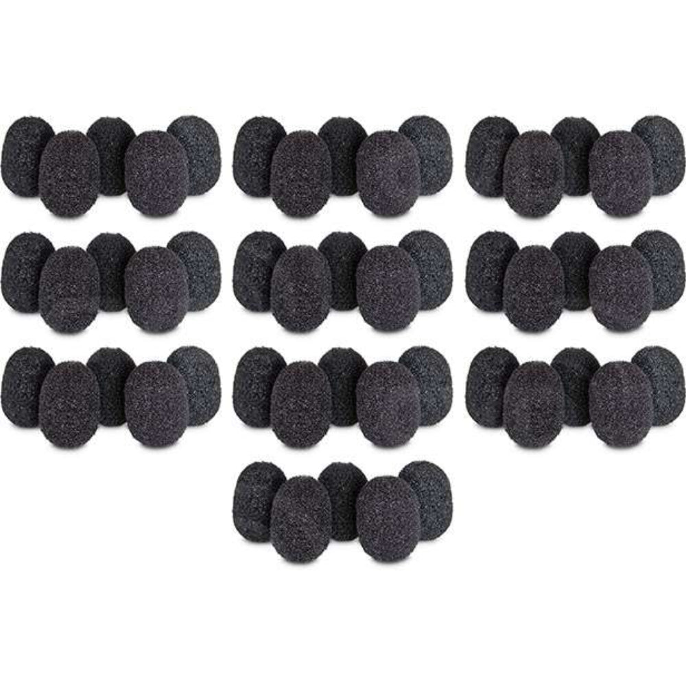 Lavalier Foams Brown (10 packs of 5)