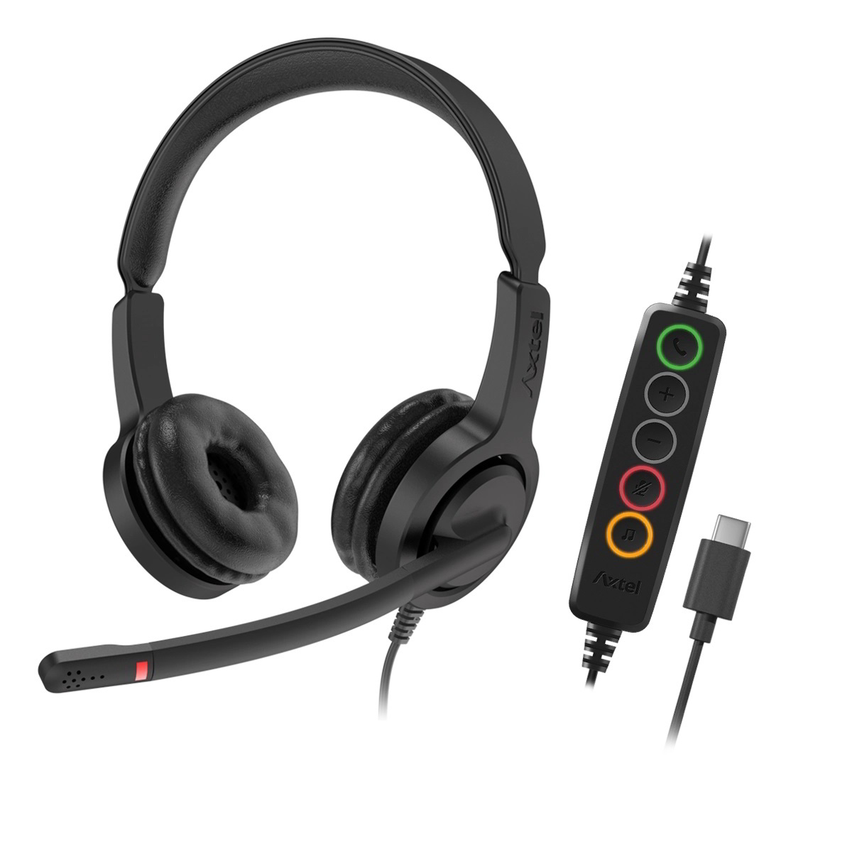 Дротова гарнітура AXTEL Voice UC28-35 duo NC USB