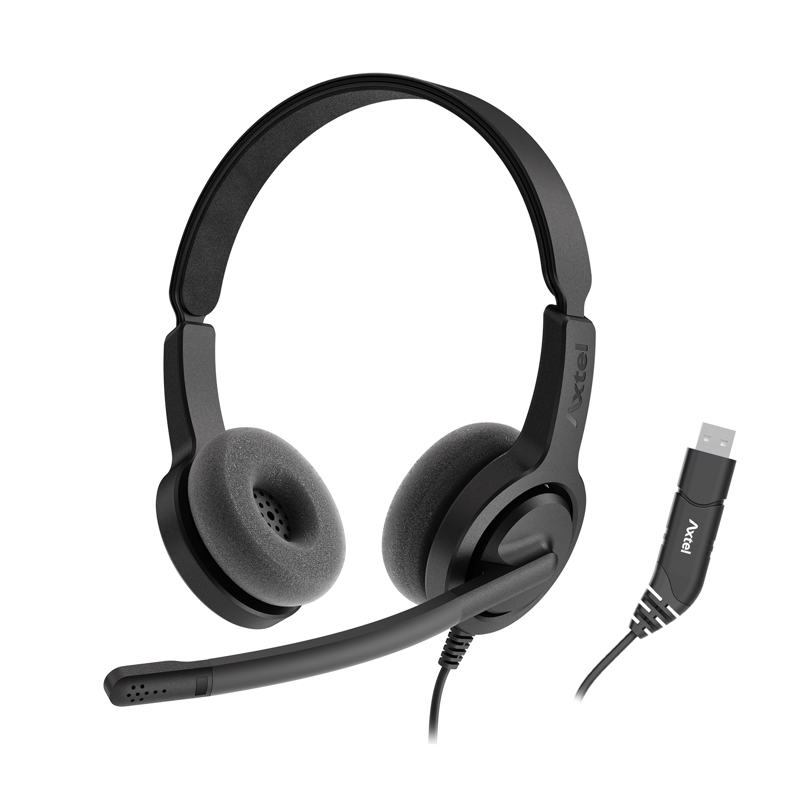 Дротова гарнітура Axtel Voice USB28 duo NC